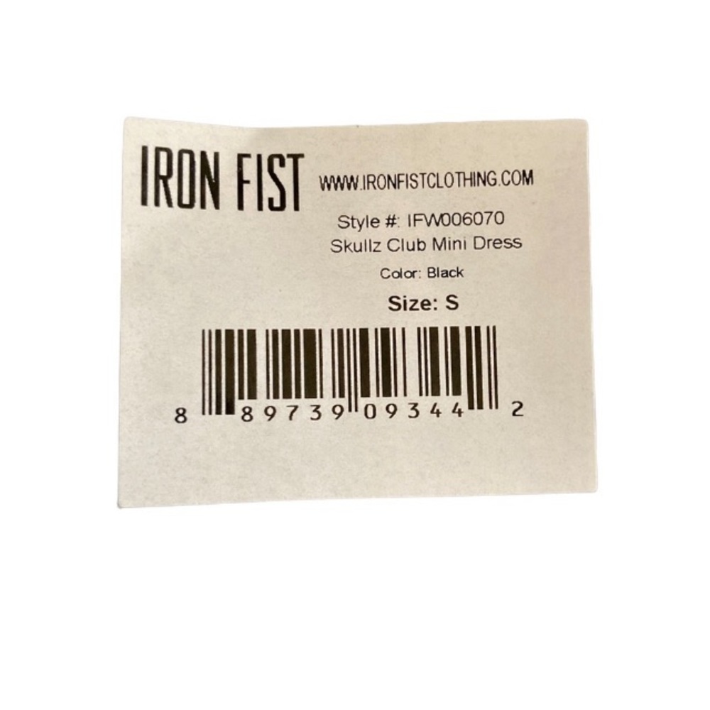 Iron Fist NWT Size Small Skullz club mini dress - Picture 10 of 14